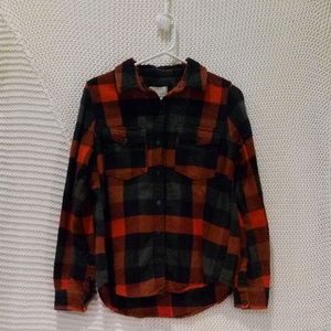 Forever 21 • Plaid Brick Red Lumberjack Flannel
